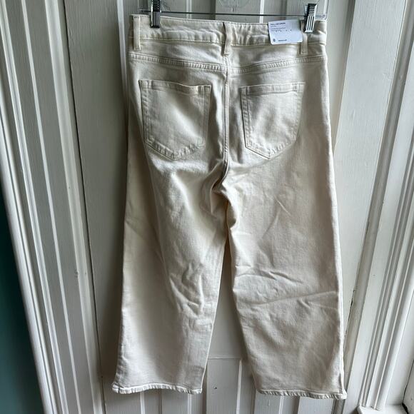 J Jill High Rise Full Leg Crops in Natural Wash NWT - Picture 8 of 11